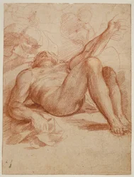 St. Sebastian tendens af kvinderne, efter klagesangen af Hans Baldung Grien