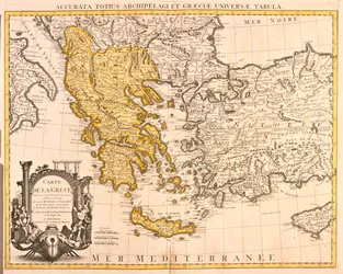 Albanien, store dele af Grækenland (undtagen nordøst), store dele af Republikken Makedonien (undtagen nord)