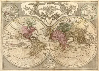 Mappa totius mundi - adornata juxta observationes dnn. academiae regalis scientiarum et nonnullorum aliorum secundum annotationes recentissimas LOC 2006627254