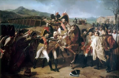 Overraskelse ved broen over Donau den 13. november 1805