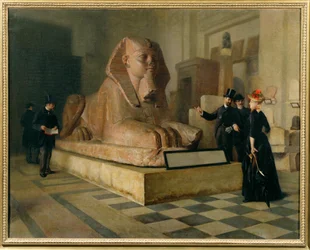 Egyptisk værelse på Louvre ...