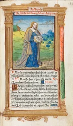 Trykt tidebog (brug af Rom): fol. 109r, Maria Magdalene