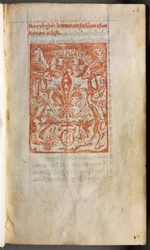 Trykt tidebog (brug af Rom): bl. 1r, trykkerimærke