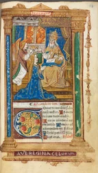Trykt tidebog efter romersk brug: fol. 45r, Jomfruens kroning, 1510.