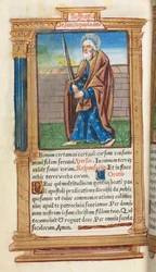 Trykt Timebog Brug af Rom: fol. 99v, St. Paul, 1510.