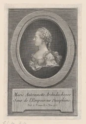 Marie Antoinette, prinsesse, 1770.