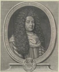 Adrien-Alexandre marquess Comte de Manevilette Crevecoeur (tryk)
