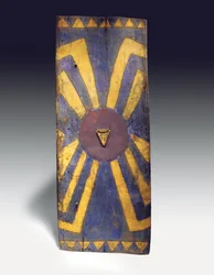 Rektangulært New Guinea Highlands-skjold (træ)