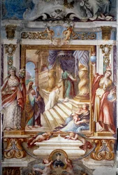 Præsentation af Maria ved templet (Fresco
