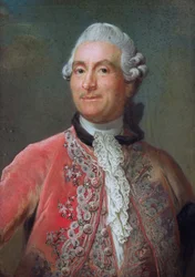 Charles Gravier (1719-87) greve af Vergennes, 1771-74 (pastel på papir)
