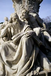 Monument til Goethe i parken omkring Villa Borghese (detaljer)