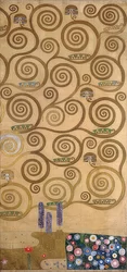 Design til stoclet-frisen. Detalje. 1905/09