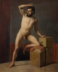Mandlig nøgenfigur