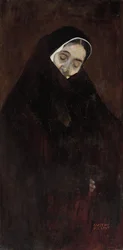 Gammel kvinde, 1909