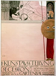 Plakat for den første udstilling af Secessionen (Theseus og Minotauros)