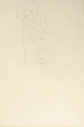 Studie for Adele Bloch-Bauer II, 1911