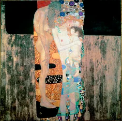 Kvindens tre aldre, 1905. Mål: 180 x 180 cm. Rom, Galleria Nazionale d