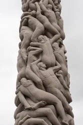 People Monolith, skulptur i Frogner Park, Oslo, Norge (granit)