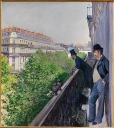 En balkon, Boulevard Haussmann