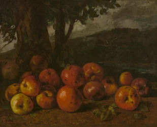 Courbet - Stilleben med æbler, 1872