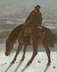 Jæger til hest, ca. 1864
