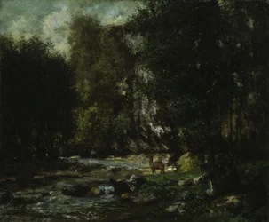 The Brook of Les Puits-Noir, ca. 1855 (olie på lærred)