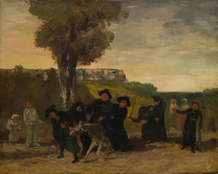 Hjemkomsten fra mødet, 1863