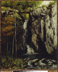 Gour de Conches fald, Myon (olie på lærred