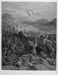 Slaget ved Nicea under det første korstog af Gustave Doré