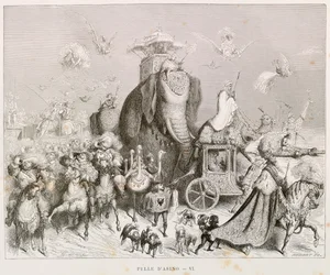 Æselskind, illustration til Complete Fairy Tales af Charles Perrault (1628-1703), af Gustave Dore (1832-1883)