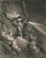Fra den dybe afgrund, bag låget af et stort monument, stod vi tilbagetrukket, c1890.