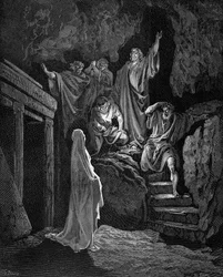 Jesus rejser Lazarus fra sin grav, 1865-1866