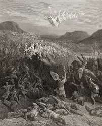 Slaget ved Nicaea i 1097, illustration fra 