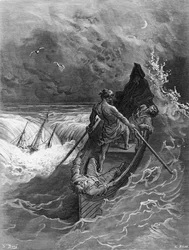 Piloten besvimer, scene fra 