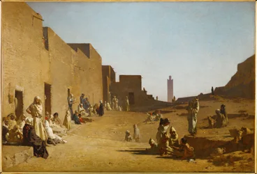 Laghouat, Sahara, Algeriet (maleri på lærred)