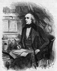 Portræt af Mathieu Jose Bonaventure Orfila (1787-1853), fransk læge og kemiker. Gravering af Gustave Janet