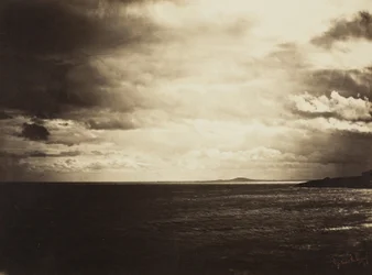 Skyet himmel, Middelhavet, 1857