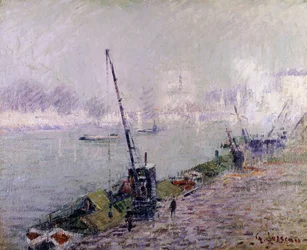 Paris, Henri IV-broen, om morgenen; Paris, Le Pont Henri IV, Le Matin,
