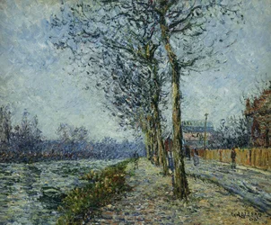 Oise ved Pontoise; Oise ved Pontoise, 1900