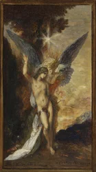 Moreau - Sankt Sebastian og englen, ca. 1876
