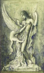 Ødipus og Sfinxen; Oedipe et le Sphinx,