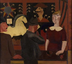 The Shooting Gallery (olie på lærred)