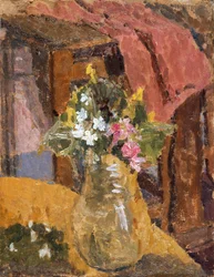 Blomster (olie på lærred)