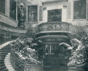 Den store trappe på Buckingham Palace, ca. 1899, 1901