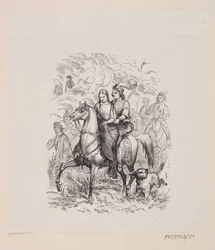 Illustration til "De vilde Svaner" i H.C. Andersen, "Eventyr og Historier", Bind 1