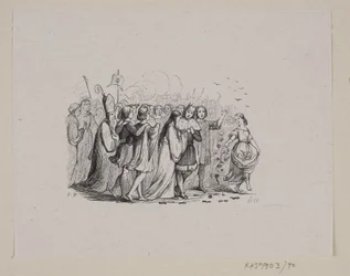 Illustration til "De vilde Svaner" i H.C. Andersen, "Eventyr og Historier", Bind 1