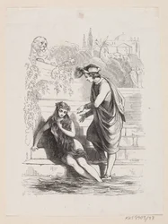 Illustration til "Den lille Havfrue" i H.C. Andersen, "Eventyr og Historier", Bind 1