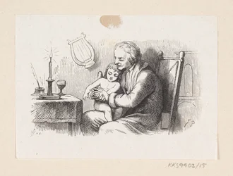 Illustration til "Den uartige Dreng" i H.C. Andersen, "Eventyr og Historier", Bind 1