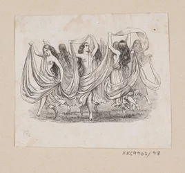 Illustration til "Elverhøi" i H.C. Andersen, "Eventyr og Historier", Bind 2