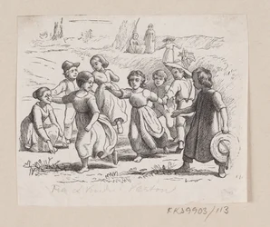 Illustration til "Fra et Vindue i Vartou" i H.C. Andersen, "Eventyr og Historier", Bind 2